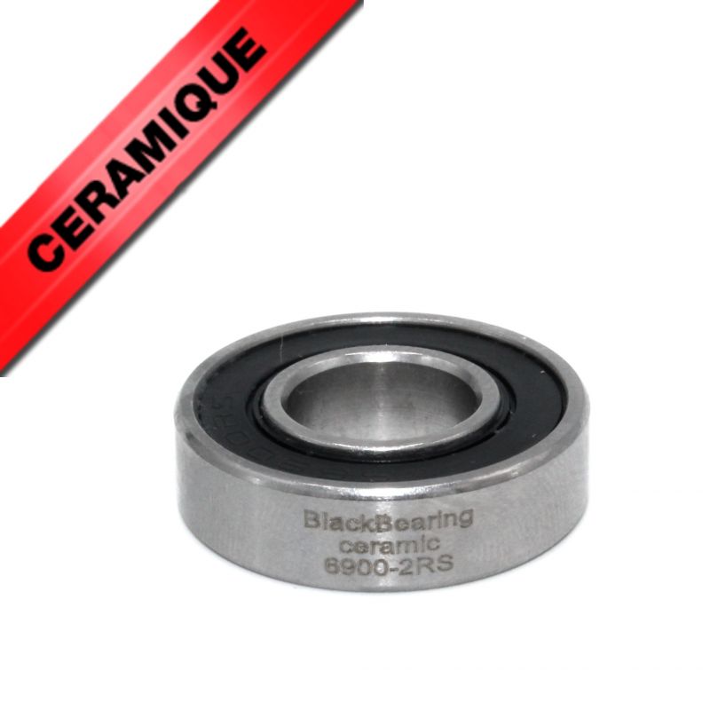 BLACK BEARING Céramique - Roulement 6900-2RS