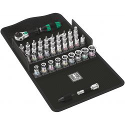 Wera - Cliquet 8100 SA All-in Zyklop Speed 1/4" avec Set d'Embouts