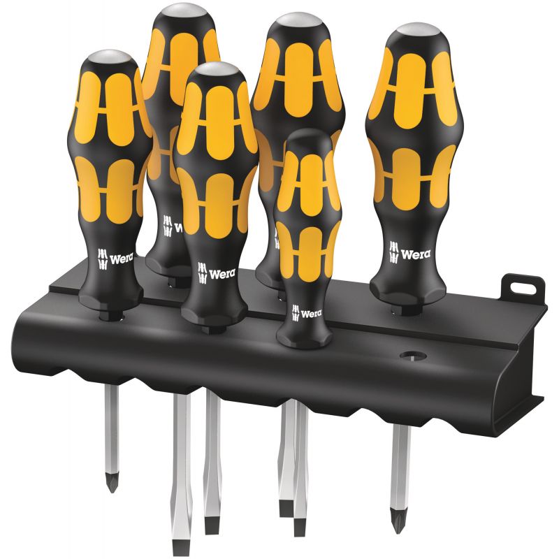 Wera - Set de Tournevis Kraftform Burin à Vis 932/6