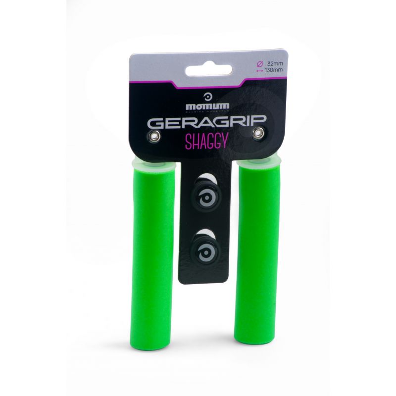 MOMUM - Grips silicone  GERAGRIP SHAGGY -  32MM -  GREEN