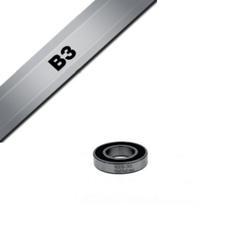 Roulement B3 - BLACKBEARING - 16318-2rs