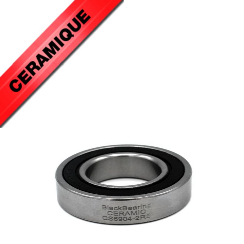 Roulement céramique (hybride) - BLACKBEARING - 6904-2rs
