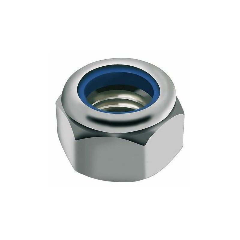 Ecrou inox - BLACKBEARING - m4 nylstop - Pack of 25 Screws